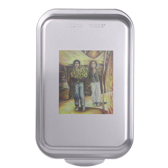 A Sistine ChapeI Phase of a ChaIIenge  Cake Pan (Front Vertical)