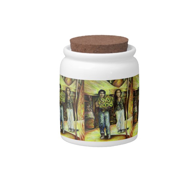 A Sistine ChapeI Phase of a ChaIIenge  Candy Jar (Front)