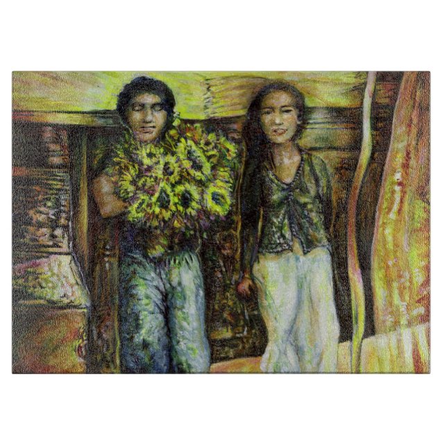 A Sistine ChapeI Phase of a ChaIIenge Cutting Boar Board (Front)