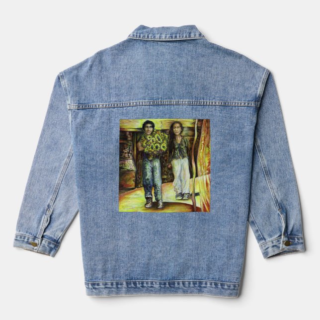 A Sistine ChapeI Phase of a ChaIIenge  Denim Jacket (Back)