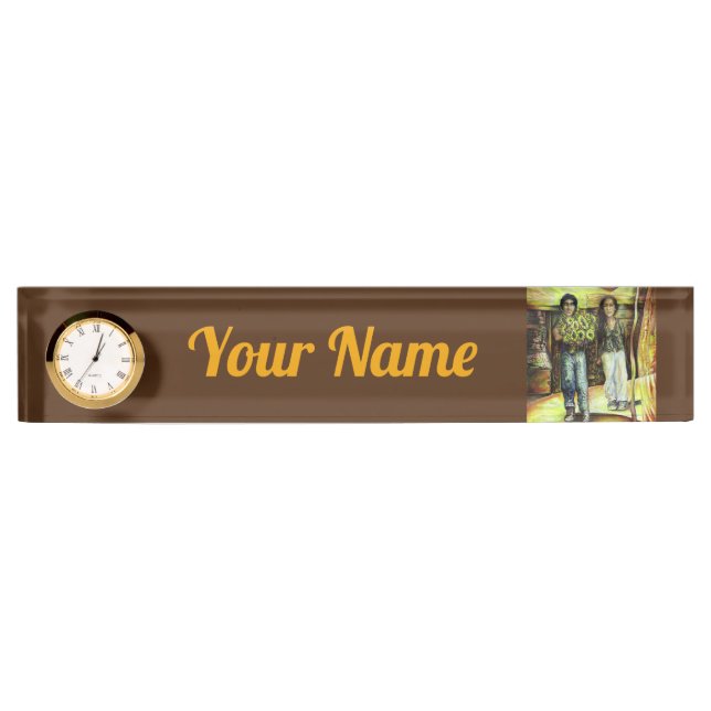 A Sistine ChapeI Phase of a ChaIIenge  Desk Name Plate (Front)