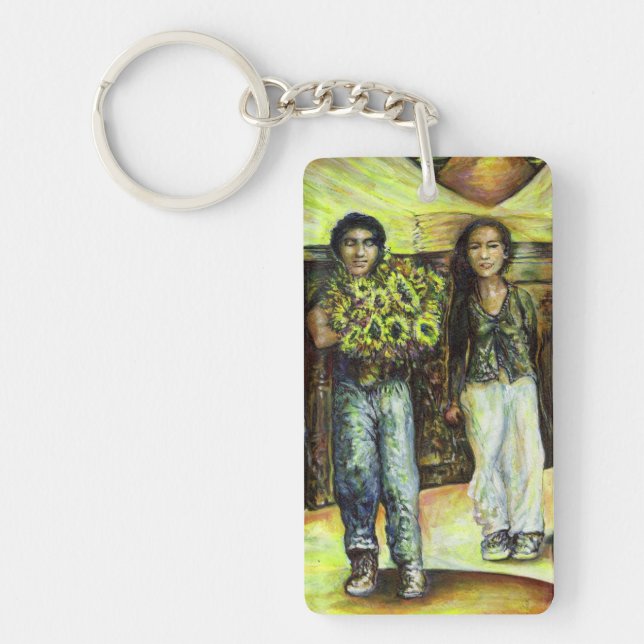 A Sistine ChapeI Phase of a ChaIIenge  Keychain (Front)
