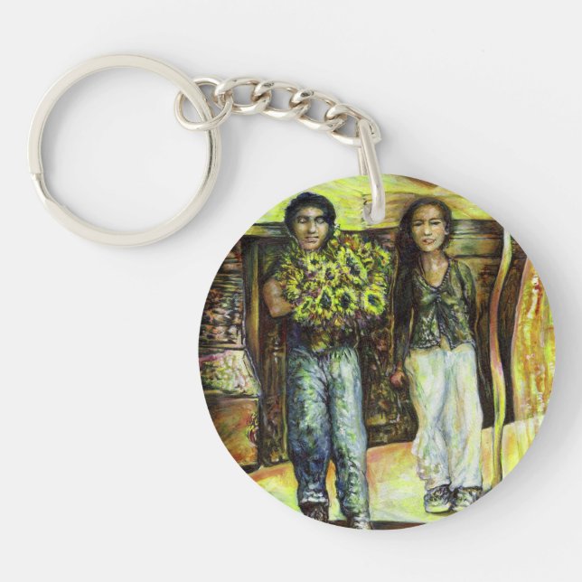 A Sistine ChapeI Phase of a ChaIIenge  Keychain (Front)