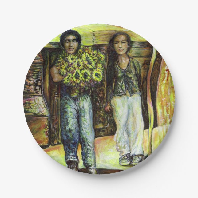 A Sistine ChapeI Phase of a ChaIIenge  Paper Plates (Front)