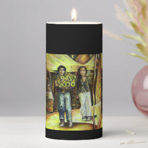 A Sistine ChapeI Phase of a ChaIIenge Pillar Candle