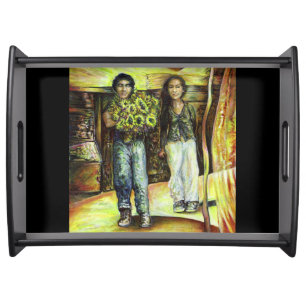 A Sistine ChapeI Phase of a ChaIIenge Serving Tray