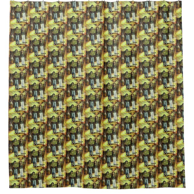 A Sistine ChapeI Phase of a ChaIIenge  Shower Curtain (Front)