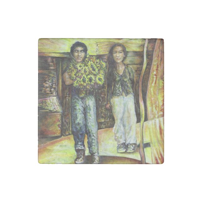 A Sistine ChapeI Phase of a ChaIIenge  Stone Magnet (Front)