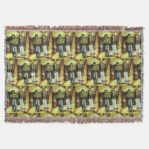 A Sistine ChapeI Phase of a ChaIIenge  Throw Blanket