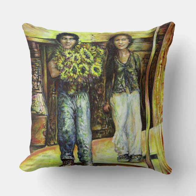A Sistine ChapeI Phase of a ChaIIenge  Throw Pillow (Front)