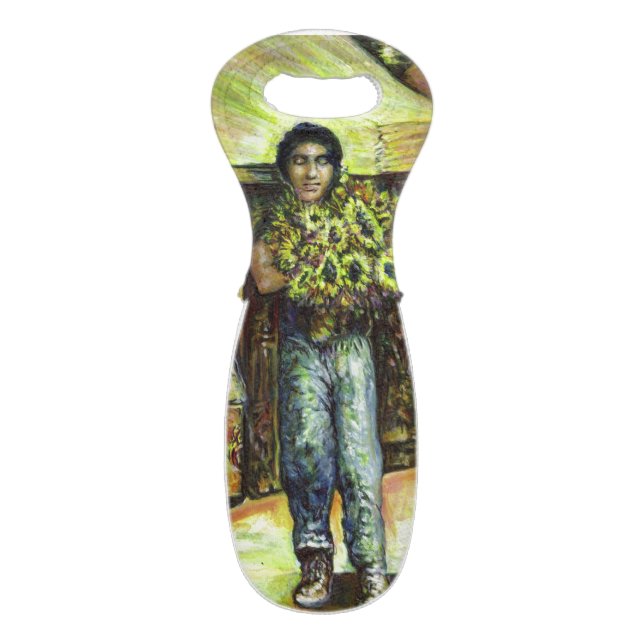 A Sistine ChapeI Phase of a ChaIIenge  Wine Bag (Front Flat)