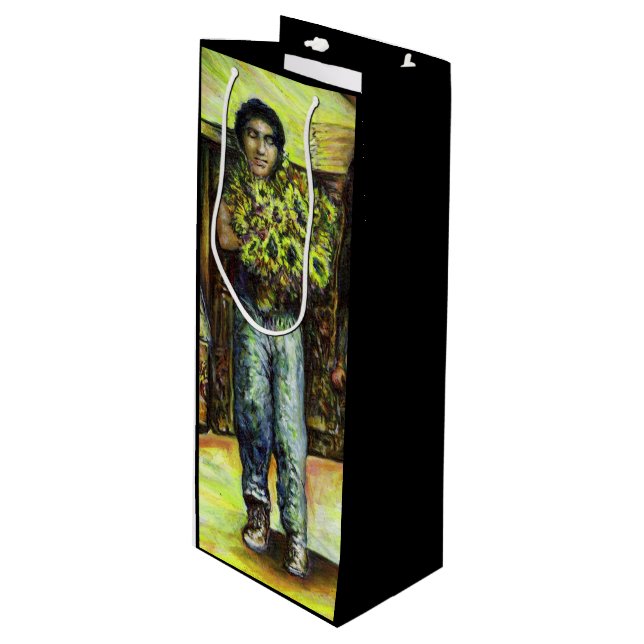 A Sistine ChapeI Phase of a ChaIIenge  Wine Gift Bag (Front Angled)