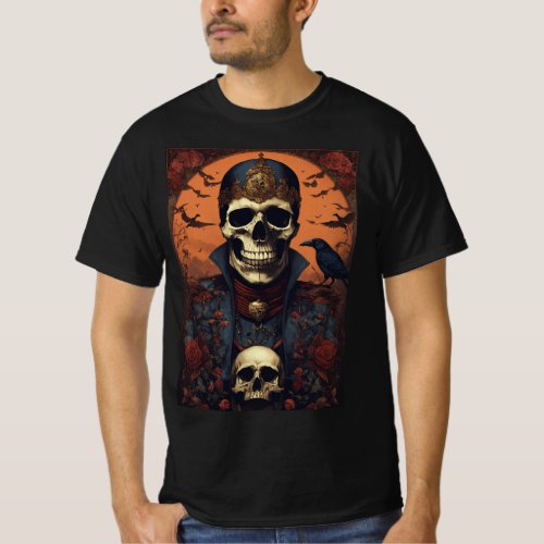 A skeleton T_shirt sounds cool Design style 