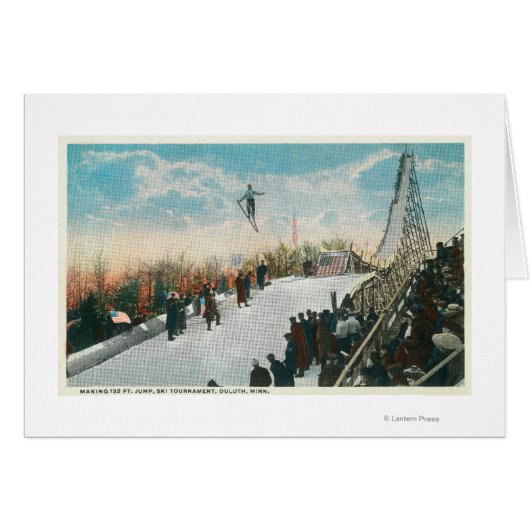 A Ski Tournament Jump Cards (Front Horizontal)
