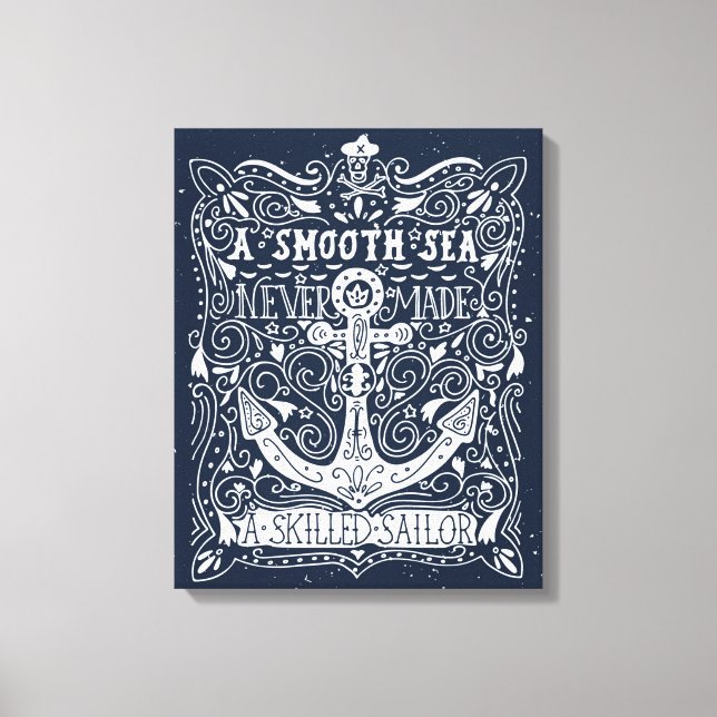 A Skilled Sailor Canvas Print (Front)
