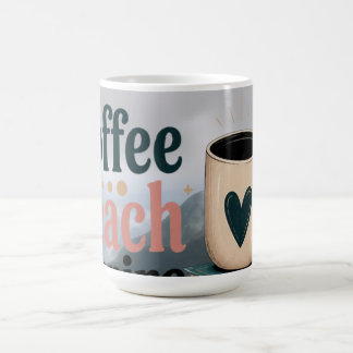 A skillfully designed poster for coffee lovers. mug