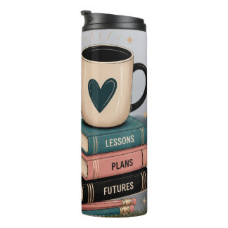 A skillfully designed poster for coffee lovers. thermal tumbler