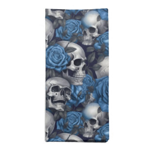 A Skull and Roses Series Design 12 Cloth Napkin