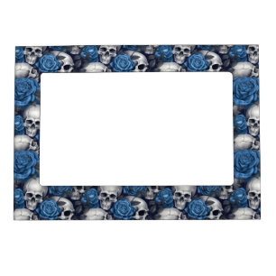 A Skull and Roses Series Design 12 Magnetic Frame