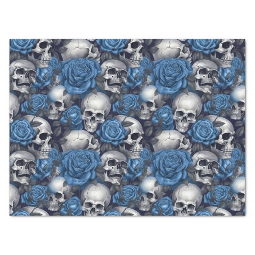 A Skull and Roses Series Design 12 Tissue Paper