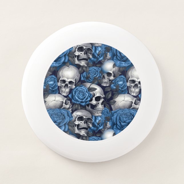 A Skull and Roses Series Design 12 Wham-O Frisbee (Front)