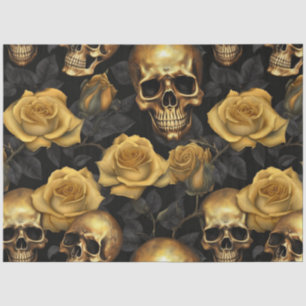 A Skull and Roses Series Design 2 Tissue Paper