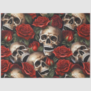 A Skull and Roses Series Design 6 Tissue Paper
