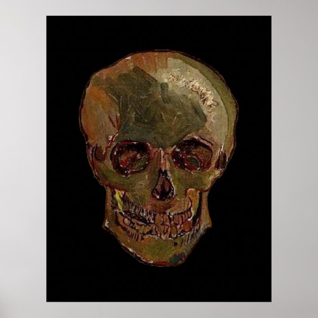 A Skull by Vincent van Gogh Poster (Front)