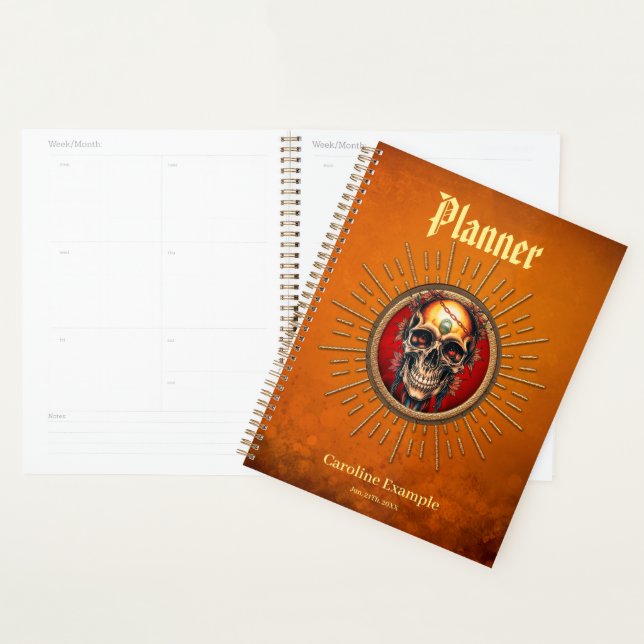 A skull  planner (Display)
