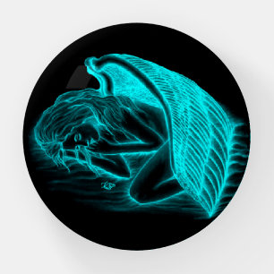 A sleeping Angel Acrylic Paperweight