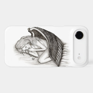 A sleeping Angel , black and white iPhone 17 Air Case
