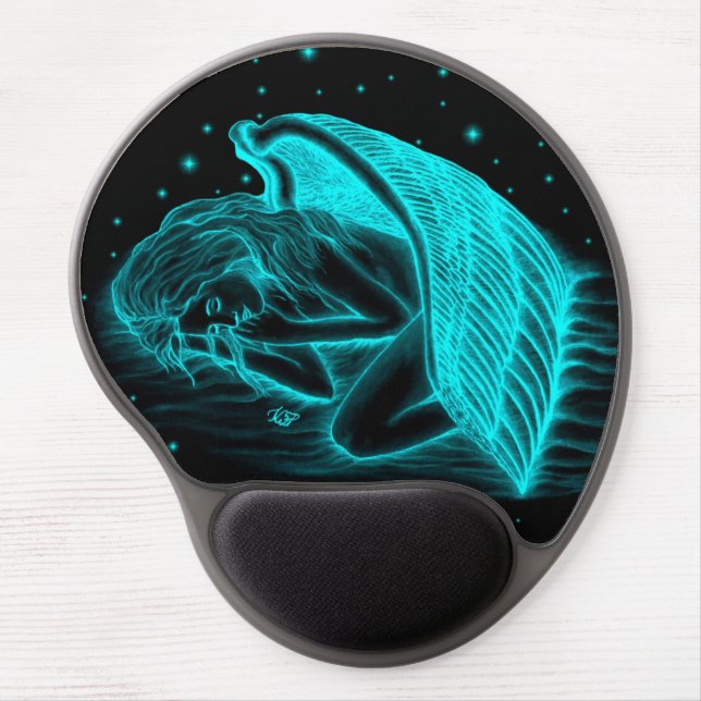 A sleeping Angel Gel Mouse Pad (Front)