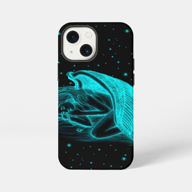 A sleeping Angel Iphone Case (Back)