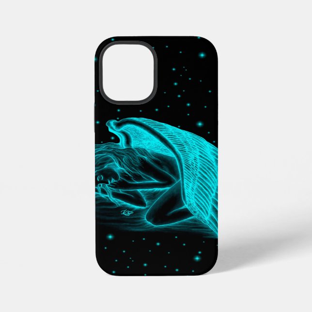 A sleeping Angel Iphone Case (Back)