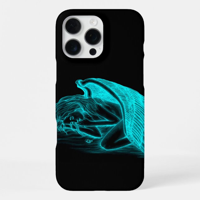 A sleeping Angel Iphone Case (Back)