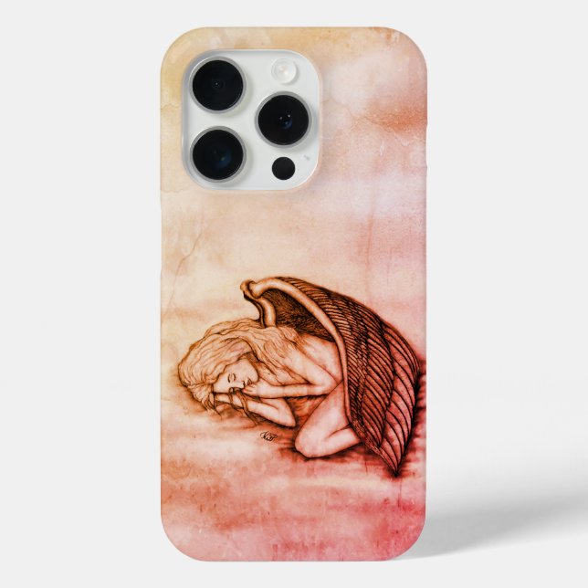 A sleeping Angel on the heavens clouds Case-Mate iPhone Case (Back)