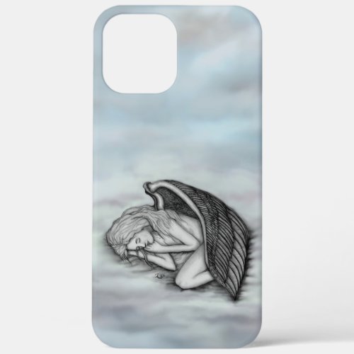 A sleeping Angel on the heavens clouds iPhone 12 Pro Max Case