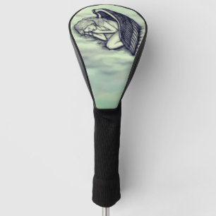 A sleeping Angel on the heavens clouds Golf Head C Cover