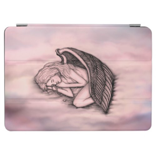 A sleeping Angel on the heavens clouds iPad Air Cover