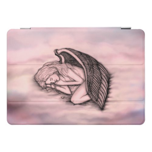 A sleeping Angel on the heavens clouds iPad Pro Cover