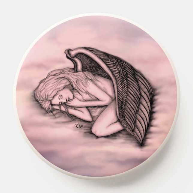 A sleeping Angel on the heavens clouds PopSocket (Popsocket)