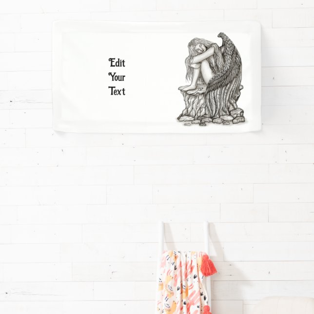 A sleeping Angel on the Stone Banner (Insitu)