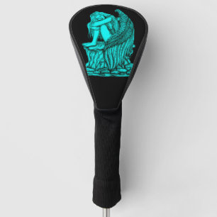 A sleeping Angel on the Stone Golf Head Cover