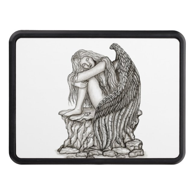 A sleeping Angel on the Stone Hitch Cover (Front)