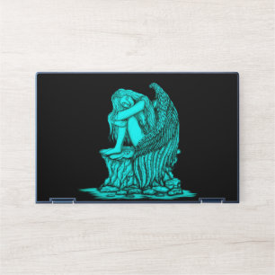A sleeping Angel on the Stone HP Laptop Skin