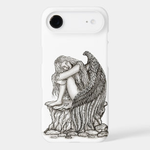 A sleeping Angel on the Stone iPhone 17 Air Case