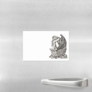 A sleeping Angel on the Stone Magnetic Dry Erase Sheet