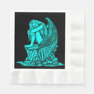 A sleeping Angel on the Stone Napkins