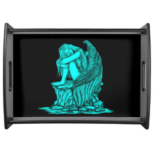 A sleeping Angel on the Stone Serving Tray
