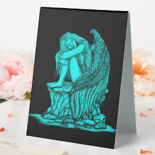A sleeping Angel on the Stone Table Tent